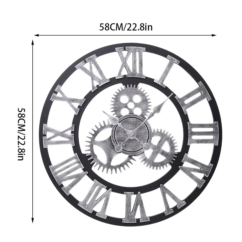 Abrahams Manufactured Wood Wall Clock