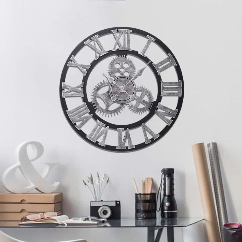 Abrahams Manufactured Wood Wall Clock