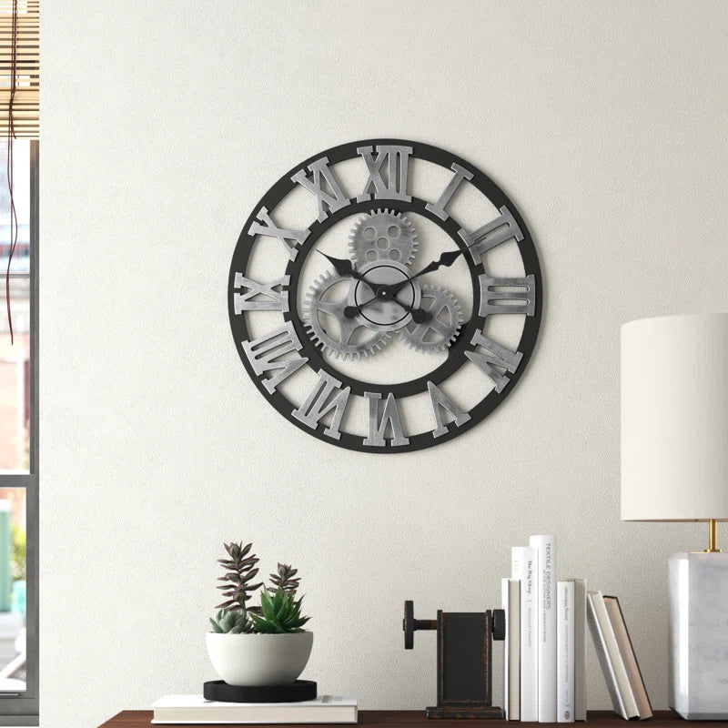 Abrahams Manufactured Wood Wall Clock