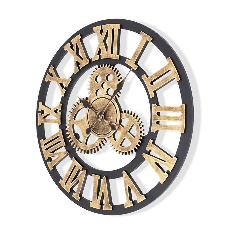 Abrahams Manufactured Wood Wall Clock