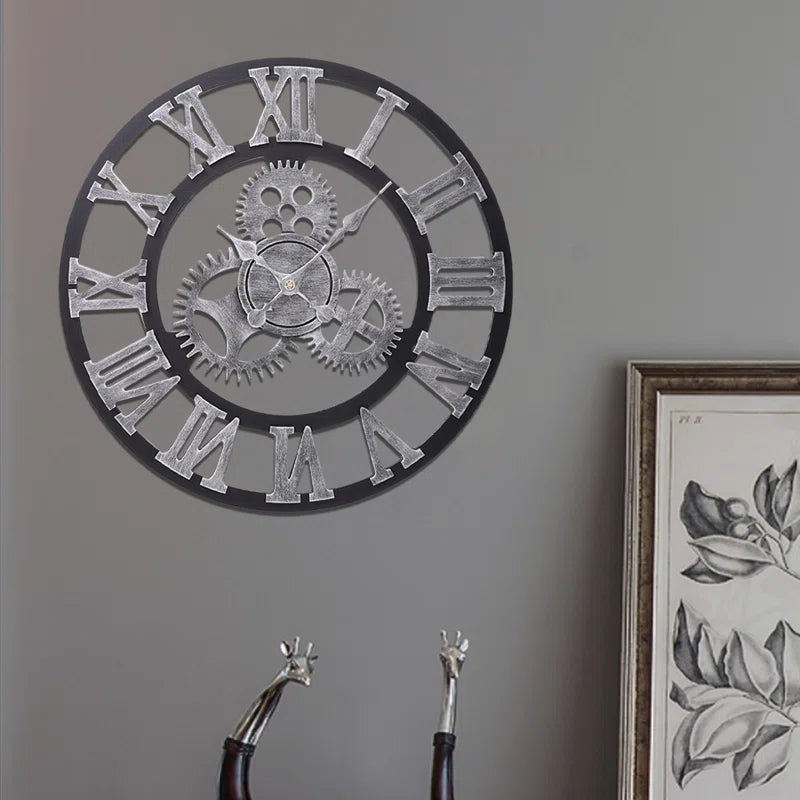 Abrahams Manufactured Wood Wall Clock