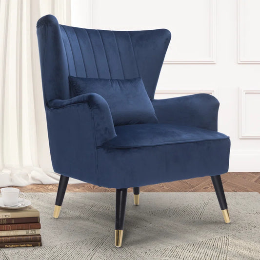 Nettey 77Cm Wide Wingback Chair